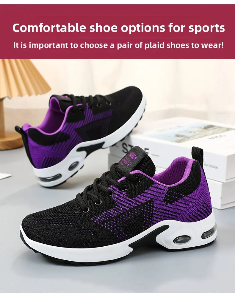 Women Platform Casual Sneakers Shoes Mesh Breathable Running Shoes Chunky Summer Sports Tenis Shoes 2025 Luxury Vulcanize Shoes