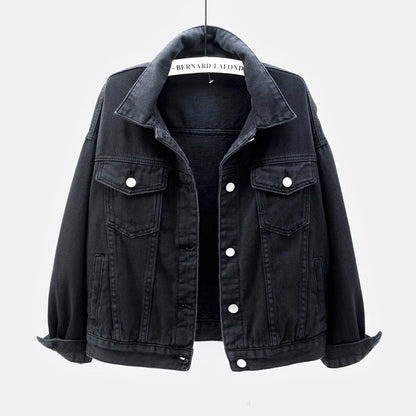 Classic Denim Jacket Women Jeans 2023 Jean Boyfriend Jackets for Women Oversize Loose Coat Veste Femme Purple White Yellow Mujer