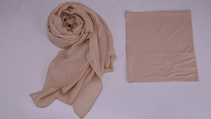 84colors Modal Hijab with Modal Undercap Set Basic Stretchy Pullover Headscarf Thin Breathable Sunscreen Head Wrap Hijabs Scarf