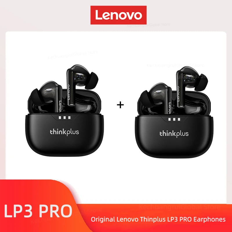 Original Lenovo Lp3 Pro TWS Earphones Wireless Bluetooth 5.3 Earbuds HIFI Sound Noise Reduction HD Call Low Latency Headphones
