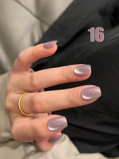 MIANEL 12ML Hit Product Gold Amber Cat Eye Gel Nail Polish 2026 New Blue Glass Beads Cat Eye Gel Nail Green Nails 1-21pcs