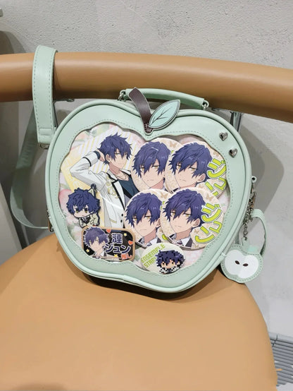 Kawaii Ita Backpack Creative Apple Women's Ita Bag Original Cute Five Pointed Star Street Fashion Harajuku Girl Crossbody Bags