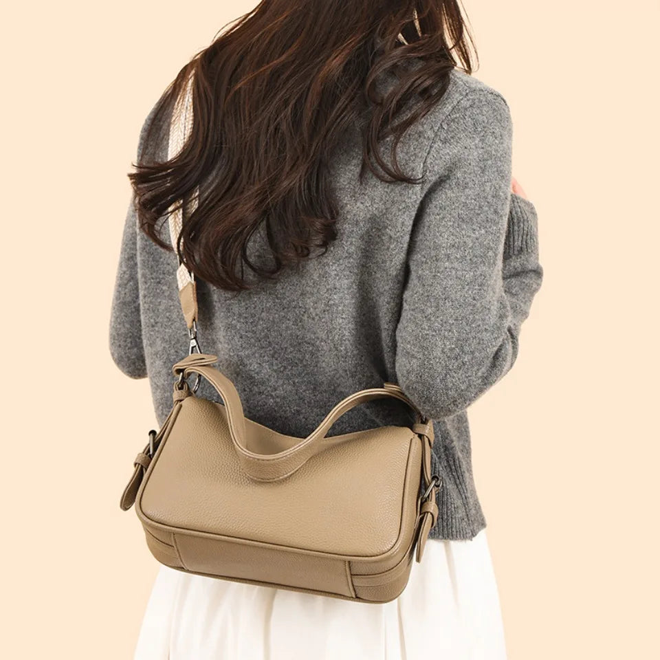 100% Genuine Cow Leather Luxury Handbags Women Bags Designer Ladies Crossbody Shoulder Bags for Women Top Quality Sac A Main New