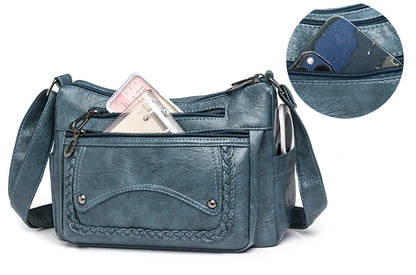High Quality Leather Luxury Handbags Ladies Bag Designer Shoulder Crossbody Bags For Women 2024 New Bolsa Feminina Sac A Main