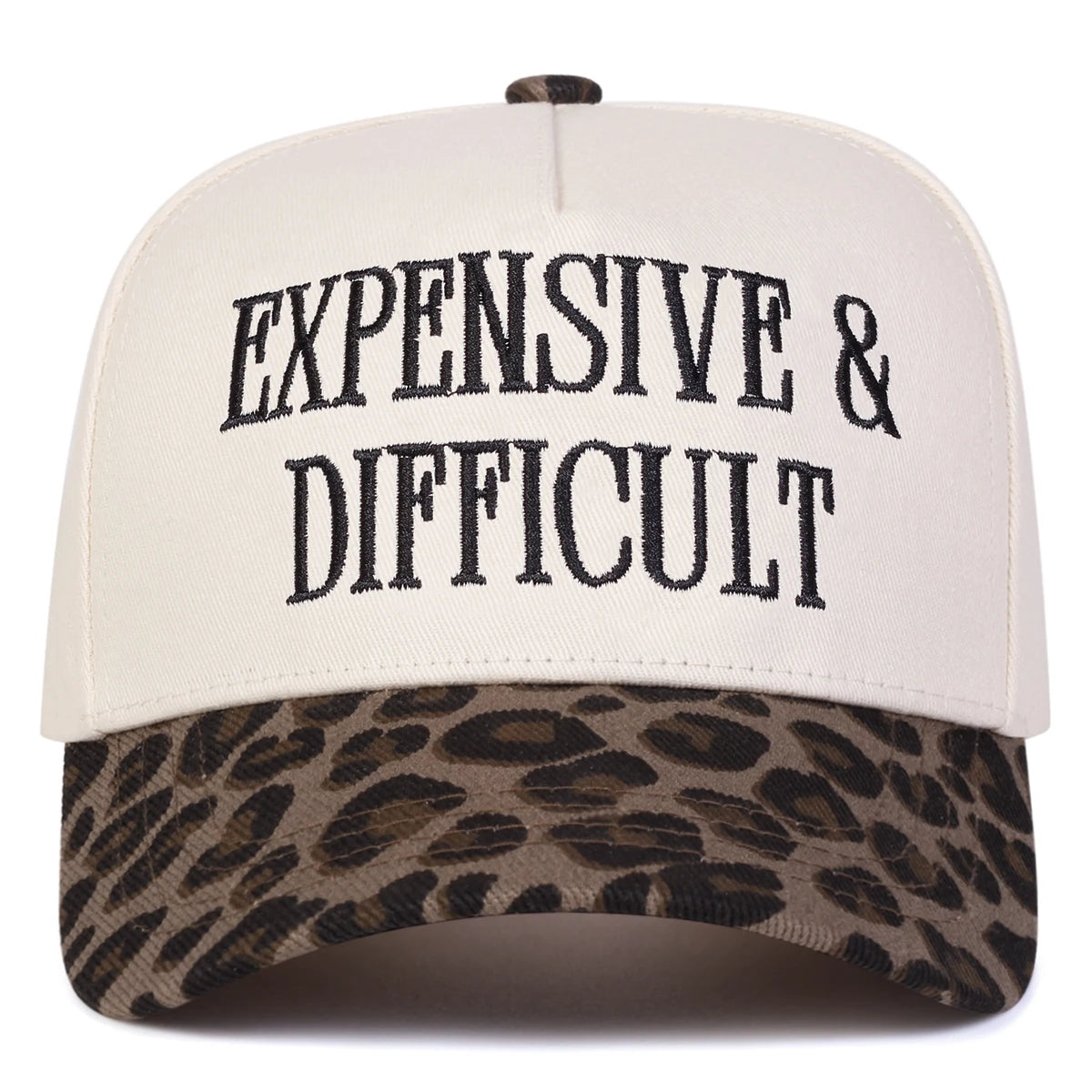 Unisex EXPENSIVE DIFFICULT Letter Embroidery Baseball Caps Spring Autumn Outdoor Adjustable Casual Hats Sunscreen Hat Sports Cap