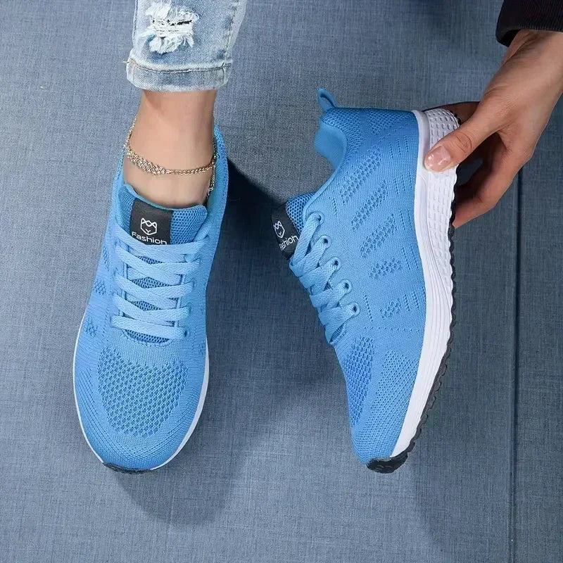 Women's Summer Luxury Brand Breathable Mesh Casual Sports Shoes Trendy Versatile Anti Slip Running Shoes Woman Designer Shoes