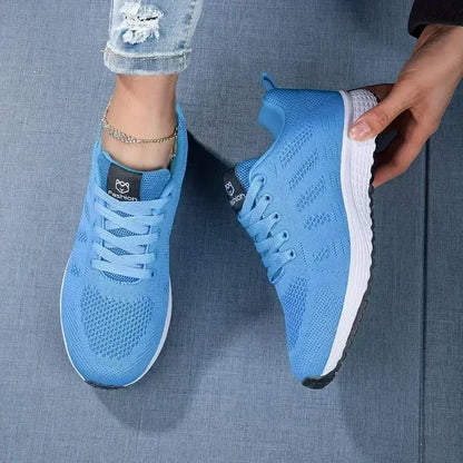 Women's Summer Luxury Brand Breathable Mesh Casual Sports Shoes Trendy Versatile Anti Slip Running Shoes Woman Designer Shoes