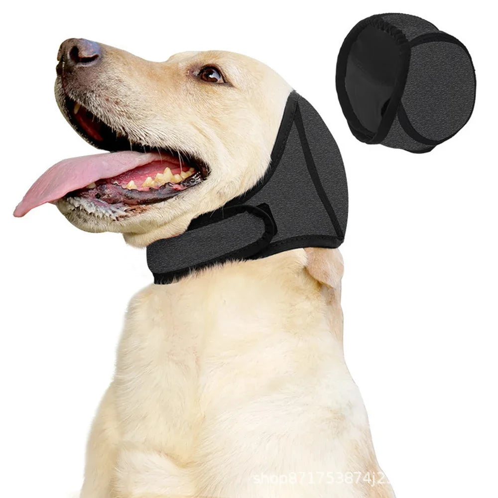 Dog Noise Reduction, Sound Insulation, Ear Muffs, Swimming Waterproof Headgear, Dog Emotional Soothing Headgear