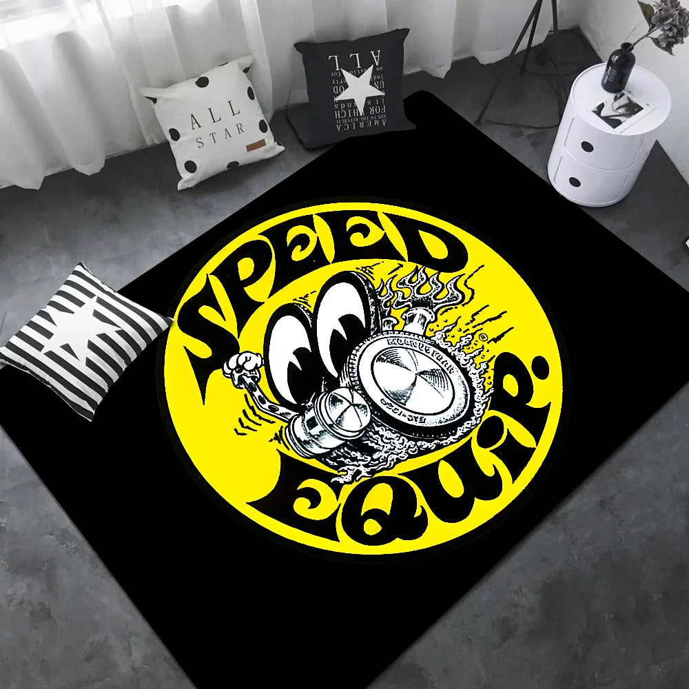 Mooneyes Door Mat Washable Non-Slip Living Room Sofa Chairs Area Mat Kitchen Welcome Doormat