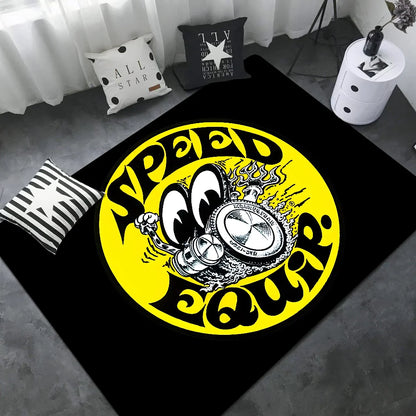 Mooneyes Door Mat Washable Non-Slip Living Room Sofa Chairs Area Mat Kitchen Welcome Doormat