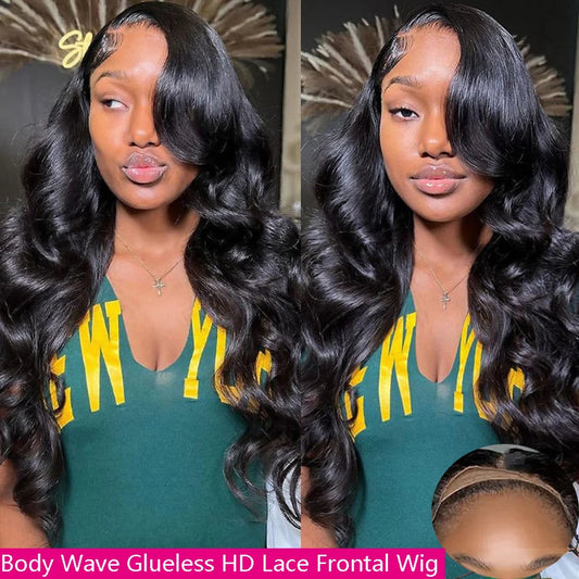 Glueless Wigs Human Hair Pre Plucked Pre Cut 6x6 Lace Closure Wear and Go Body Wave 13x4 13x6 HD Lace Frontal Human Hair Wigs