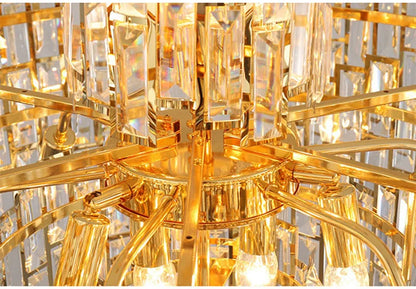 Luxury Crystal Ceiling Pendant Chandelier Lights Dining Room Chandeliers Lighting for Living Room Light Home Decor Lustre Salon