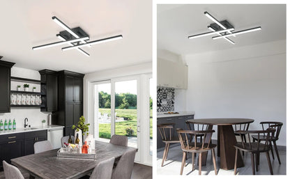 New Modern Led Ceiling Lights Black Ceiling Lamp for Living Room Bedroom Studyroom Led Lights for Room Ceiling Light Fixtures