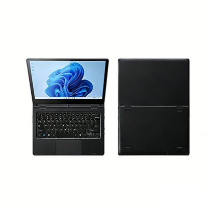 AKPAD 2 In 1 Laptop 11.6 Inch Touch Screen 8GB RAM 128GB 256GB 512GB 1TB SSD Intel N4020 Black Tablet PC Portable Notebook