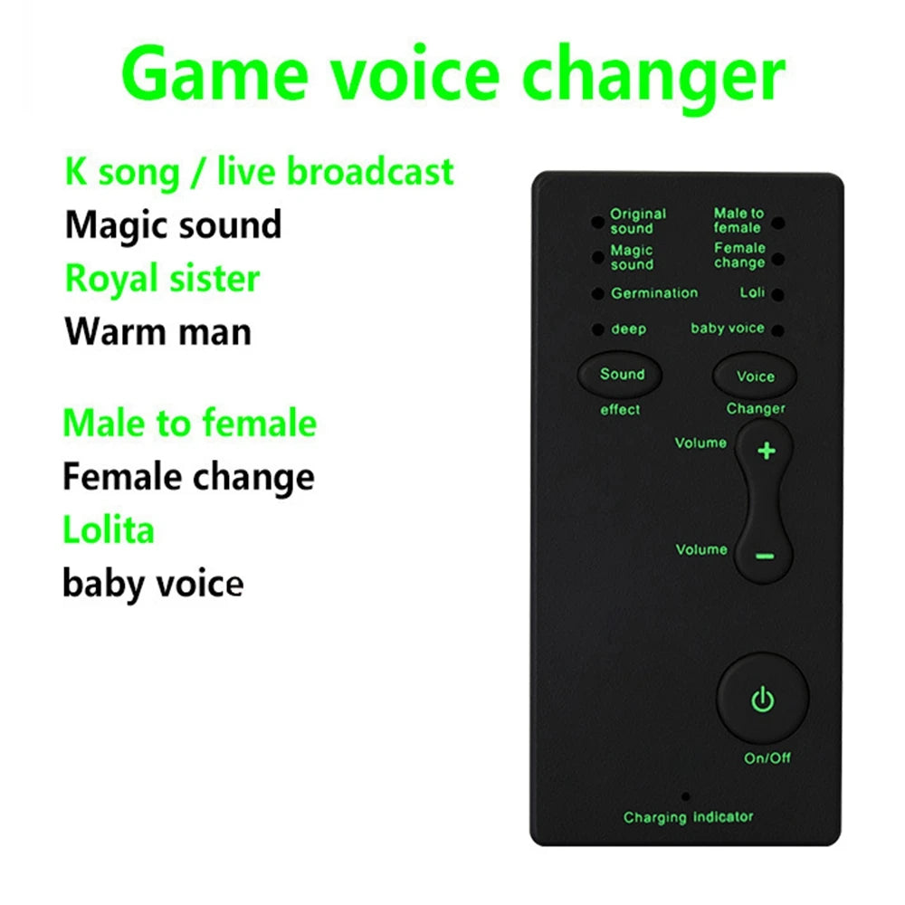 ABAN Voice Changer Handheld Microphone Voice Changer Sound Effects Machine for Kids for Friends