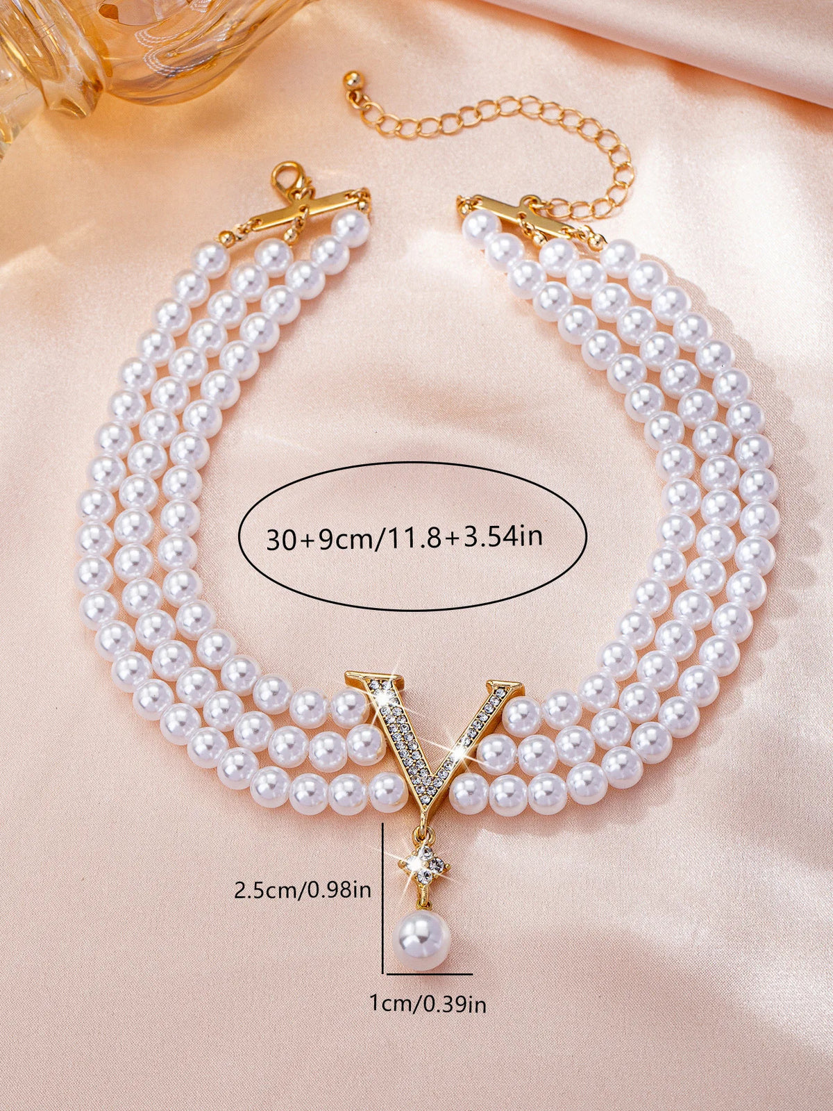 Elegant Summer Luxury Imitation Pearl High-End Women's Jewelry Necklace
