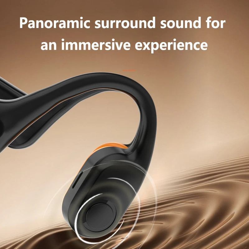 Lenovo Bone Conduction Bluetooth Noise Reduction Waterproof Earphones Open Type Ultra Long Endurance Card Insertion Run Swimming