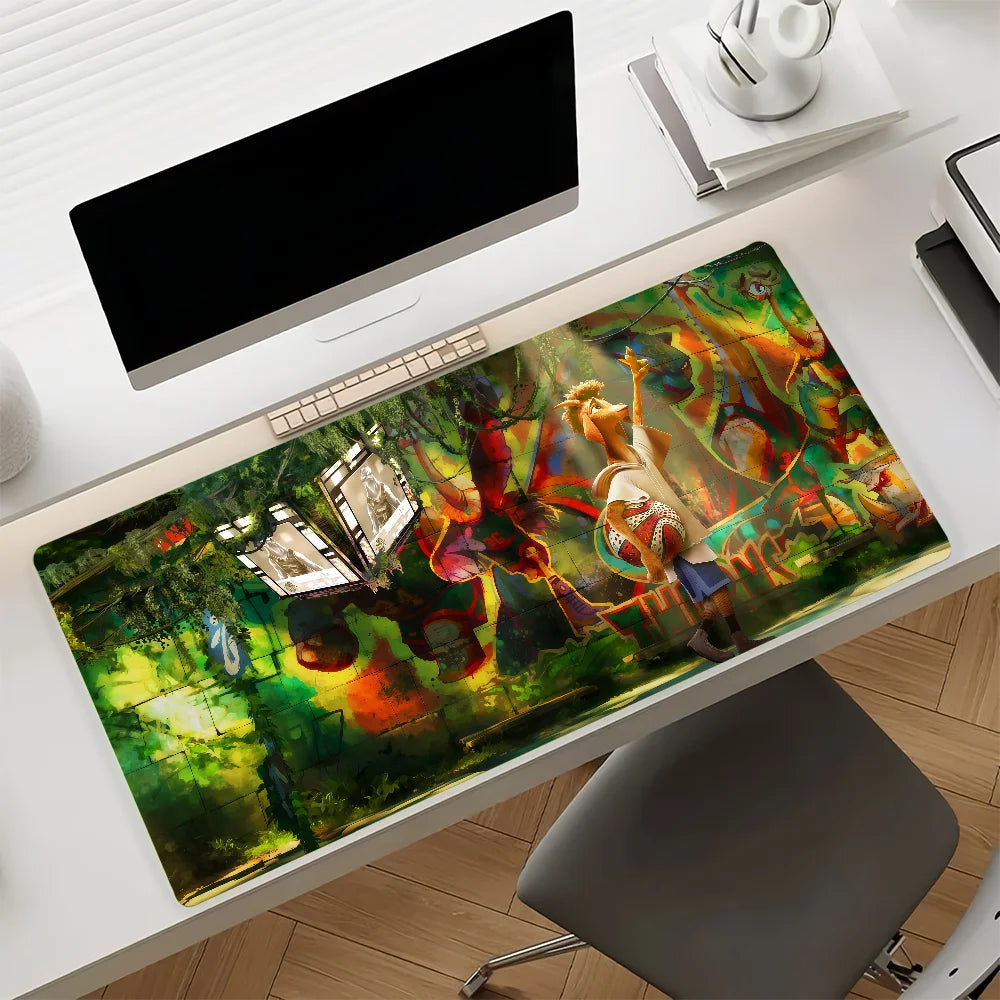 Cartoon Movies G-Goat Mouse Pad Anti Slip Rubber Edge Locked Thickened Laptop Gaming Desk Mat