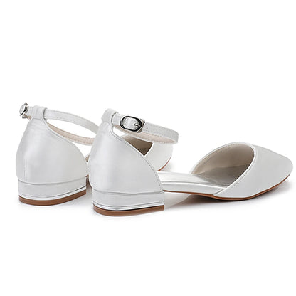 Crystal Queen Women Sandals Ladies Sexy Shoes Female Flats Point Toe Summer Shoes Casual Party Dress Flat