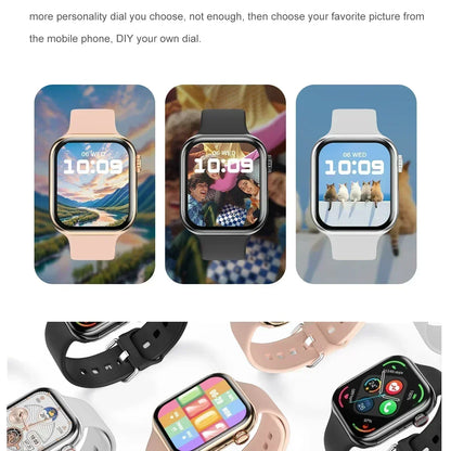 2026 Series 10 Watch 10 GPS Smart Watch Memory Music Video Bluetooth Call Heart Rate Waterproof NFC Smartwatch For Apple Android