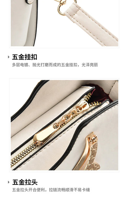 New Arrival Leather Womens Shoulder Bags Women Solid Color Crossbody Small Square Bag Handbag Zipper Phone Purse Messenger Bag