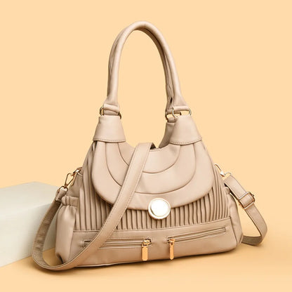 Genuine Brand Luxury Handbags for Women Designer Fashion Tote Bag High Quality Soft Pu Leather Shoulder Crossbody Hand Bags Sac