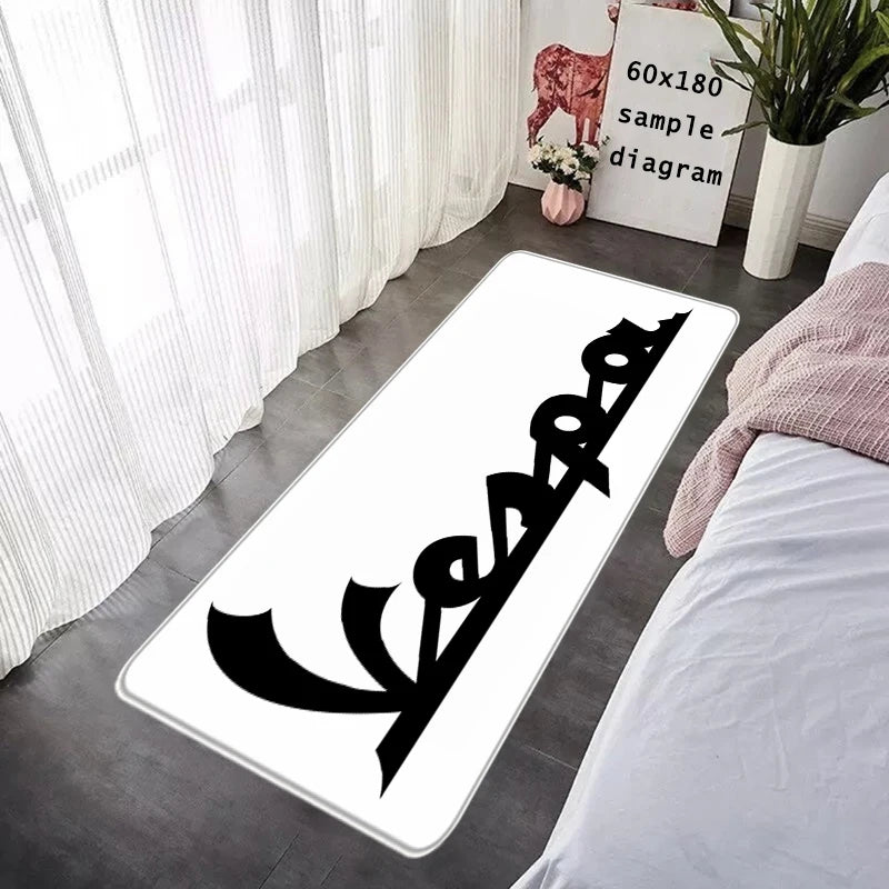 House Entrance Doormat Motorcycle Hallway Carpet Living Room Rugs V-Vespas Foot Carpets Bath Rug Floor Mats Non-slip Home Decor
