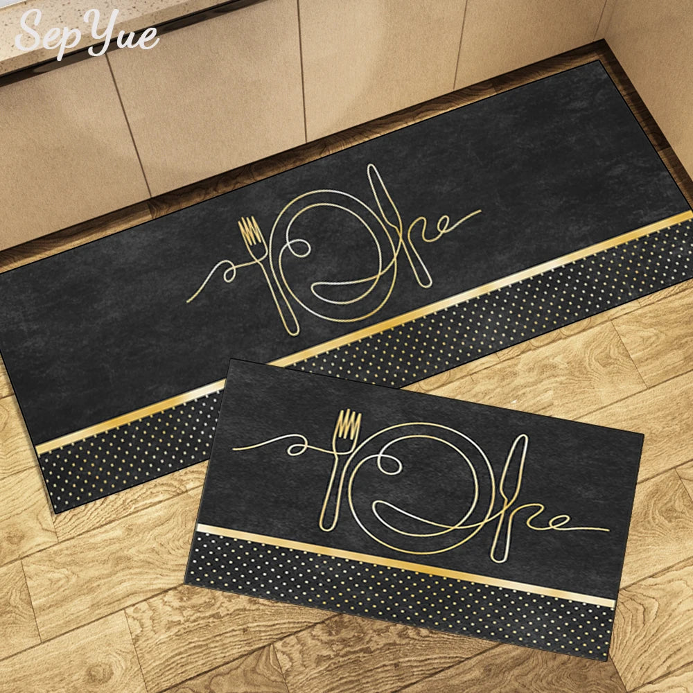 Non-slip Kitchen Carpets for Living Room Long Area Rug Kitchen Floor Mat Carpets Entrance Door Mat Hom