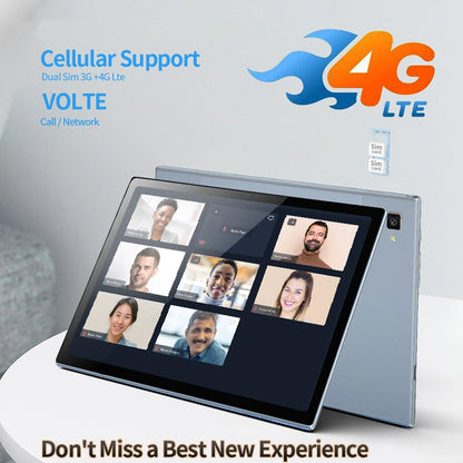 Global Version BDF G10 Android13 Tablet 10.1 Inch 8GB/128GB Tablets Octa Core 3G 4G Lte WiFi Bluetooth