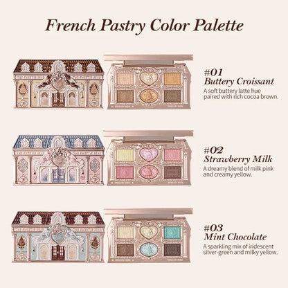 Flower Knows SWEETIE BEAR Makeup Box Gift Set All In One Perfume Shimmer Eye Shadow Palette Blush Lip Jelly Box 10 PCS