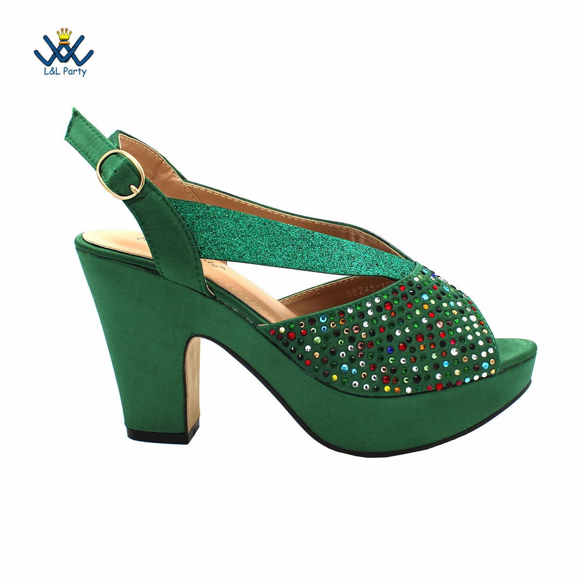 Fashionable Italian Mature Style African Sets Black Color Nigerian Shoes Matching Bags for Royal Wedding Party