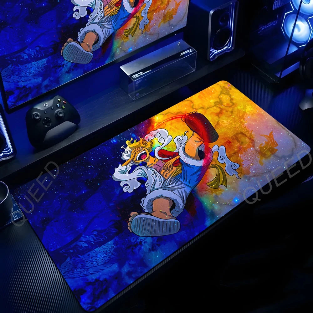 Anime Manga One Piece Mouse Pad Robin Luffy Zoro Sanji Nami Law Mousepad Computer Keyboard Pad Gaming Accessories XXL Desk Mat