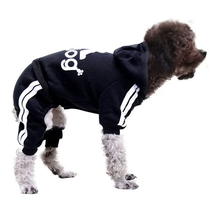 2Pcs New Autumn Winter Dog Clothes Four-Legged Hoodie Pet Clothing for Cats Dogs Puppy Kitten Warm Sweatshirt Apparel C004