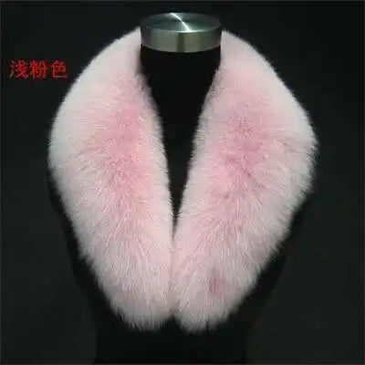 Real Fox Fur Collar for Women Coat Jacket Female Wraps Winter Warm Fur Scarf Extra Large Size Neck Warmer Fur Shawls Scarves