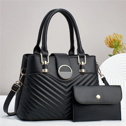 Women's Large Capcity Handbag Purse Crossbody Bags for Female 2024 Luxury Design Casual Tote Bags Soft Leather Shoulder Sac
