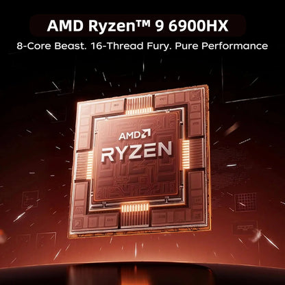 ACEMAGIC 16Inch Gaming Laptop AMD Ryzen 9 6900HX 16GB LPDDR5 512GB NVMe SSD FHD IPS Display Radeon 680M Graphics WiFi6 BT5.2