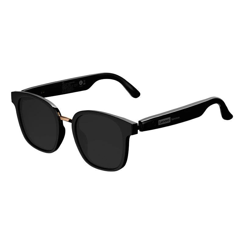 Lenovo GS106 Smart Wireless Glasses Bluetooth 6.0 Photochromic Lenses Sunglasses Hands-Free Music Calls Outdoor Sports Headphone