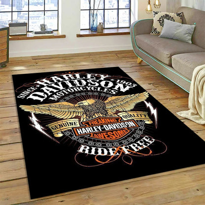 27 Style Harley-y Motorcycle Logo Rug Carpet for Living Room Bedroom Home Decor,floor Mat Non-slip for Sofa Doormat Gift kids