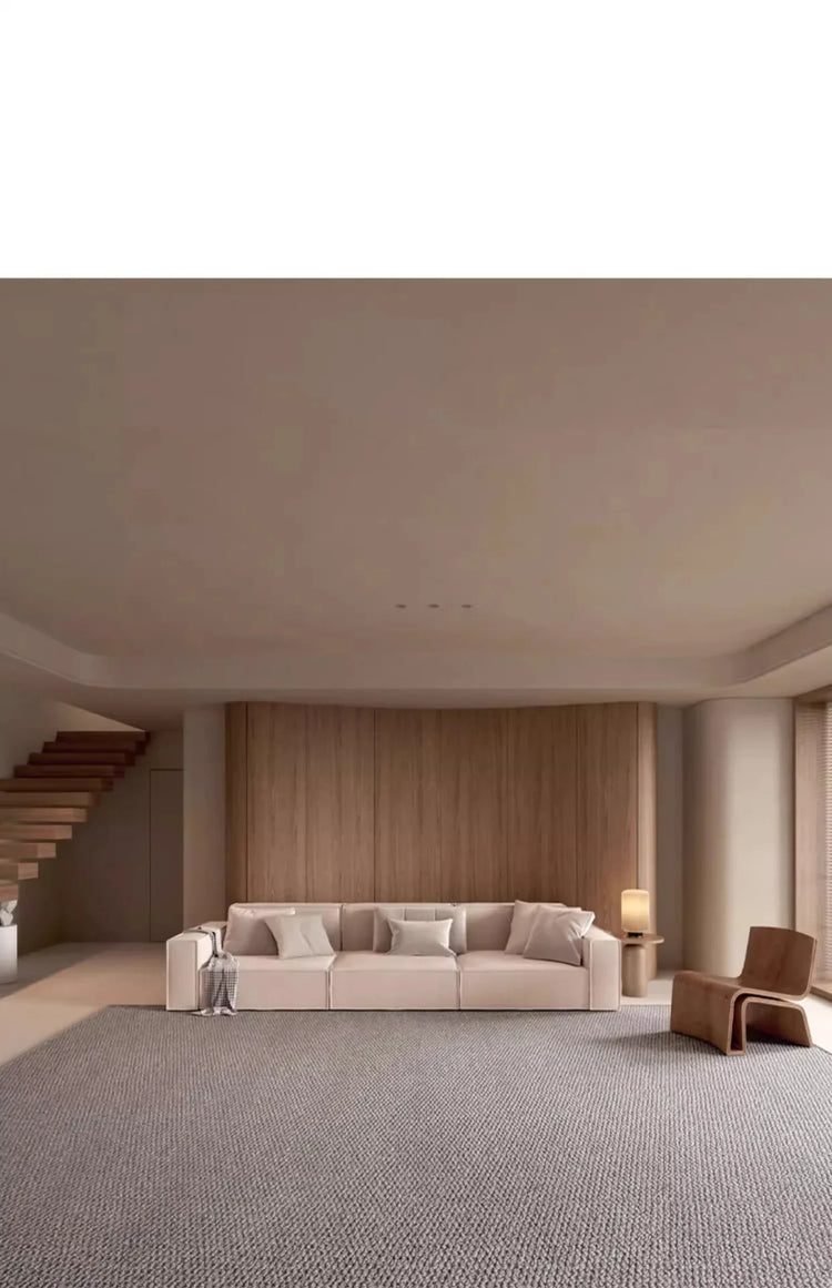 Solid Tone Faux Sisal Rug for Living Room Decoration Home Large Area Fluffy Non-slip Rugs Bedroom Dining Room Soft Mats Custom