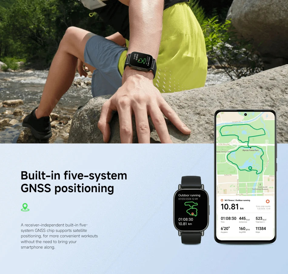 Xiaomi Redmi Watch 5 Lite Global Version 1.96'' AMOLED 18-Day Battery life Built-in GNSS Bluetooth® Call 150+ Modes Smart Watch