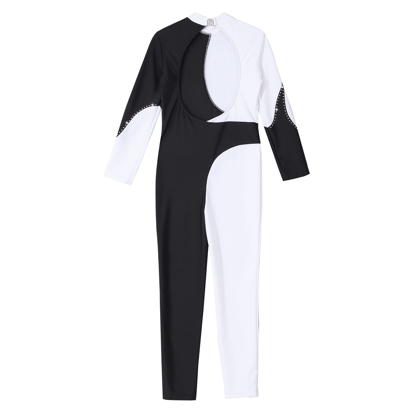 Kids Girls Long Sleeve Gymnastics Leotard Bodysuit Teens Gymnastics Jumpsuit for Girl Children Ballet Dance Costume Dancewear
