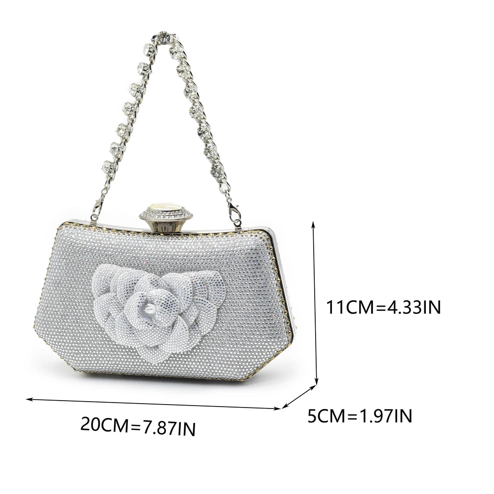 Fashion Shoe and Bag Set for Nigeria Party Italy Luxury Italian Shoes and Bag Set for Women Rhinestone Pumps Women Shoes Luxury
