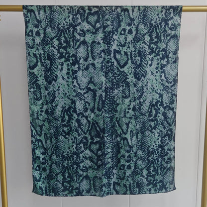 New Double-sided Print Modal Hijab Scarf Watercolor Leopard Prairie Hide Print Hijabs for Women Muslim Fashion Turbans for Women