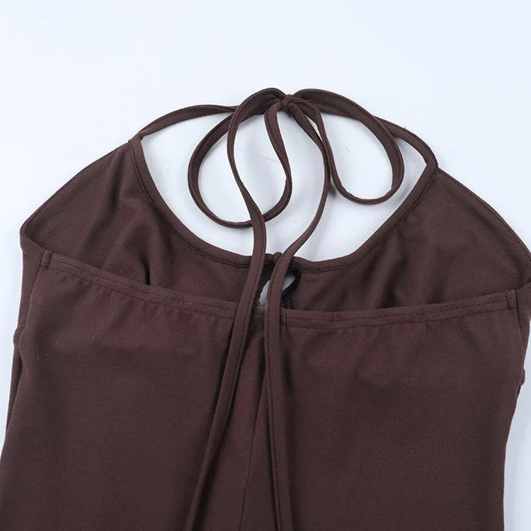 Women'S Spring Summer New Solid Slim Backless V-Neck Sexy Sports Comfortable Slim Thin Jumpsuit 2026 Skinny Bodycon Jumpsuits