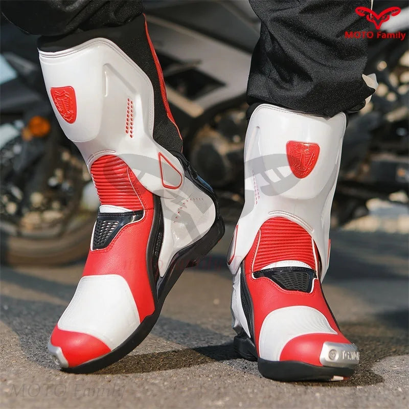 Motorcycle riding waterproof non-slip falling locomotive boots shoes universal  breathable knight  lightweight motorcycle boots