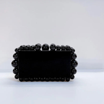 Luxury Design Shoulder Crossbody Bag Fashion New Evening Clutch Bag Ladies Handbag Acrylic Transparent Small Square Bag Female