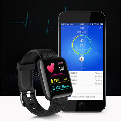 116plus Smart Watch Men Women Fitness Tracker Bracelet Sports Sleep Heart Rate Blood Pressure Monitor smartwatch For Ios Android