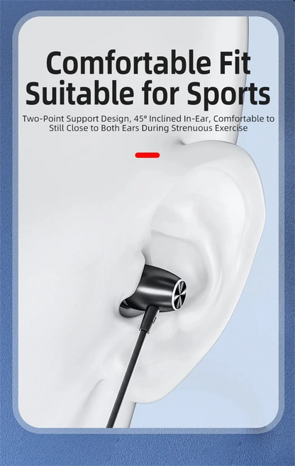 Lenovo Bluetooth Earphones HE05X Wireless Earbuds Magnetic Neckband Earphone Waterproof Sport Headset Mic Noise Cancelling