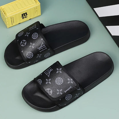 Summer Men Slippers Luxury Sport Slides Outdoor Street Clogs Quick Dry Beach Sandals Male Indoor Home Shoes Loafers Flip Flops