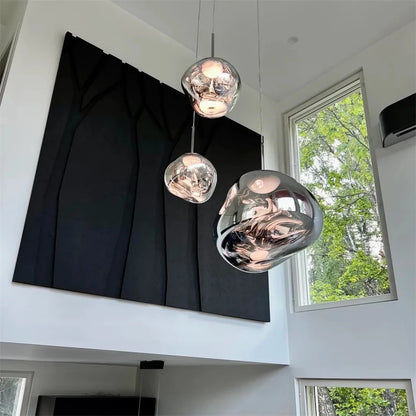 Original Lava Lamp Acrylic Pendant Lights LED Ceiling Pendant Lamp Duplex Staircase Villa Home Decor Lighting Fixtures Luminarie